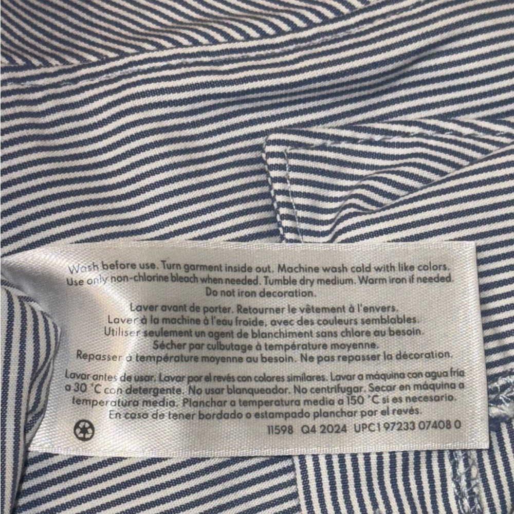Carter's Navy Striped Bodysuit - Picture 4 of 6